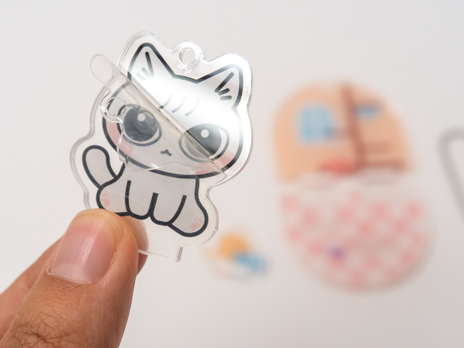 한판 아크릴 스탠드 키링