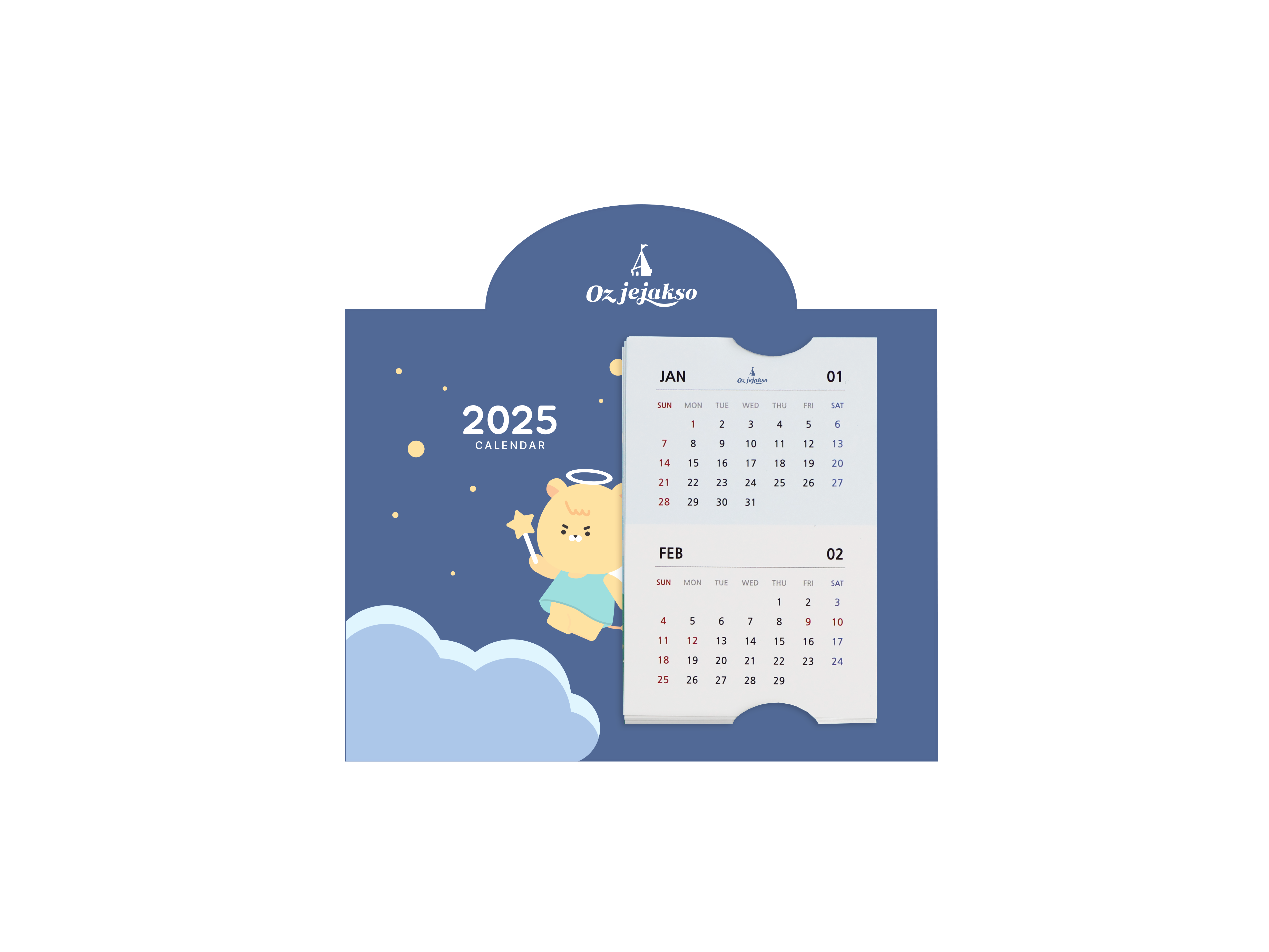 삼각 스탠드 미니 캘린더