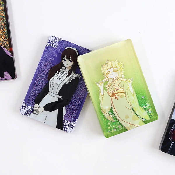 아크릴 글리터 스탠드