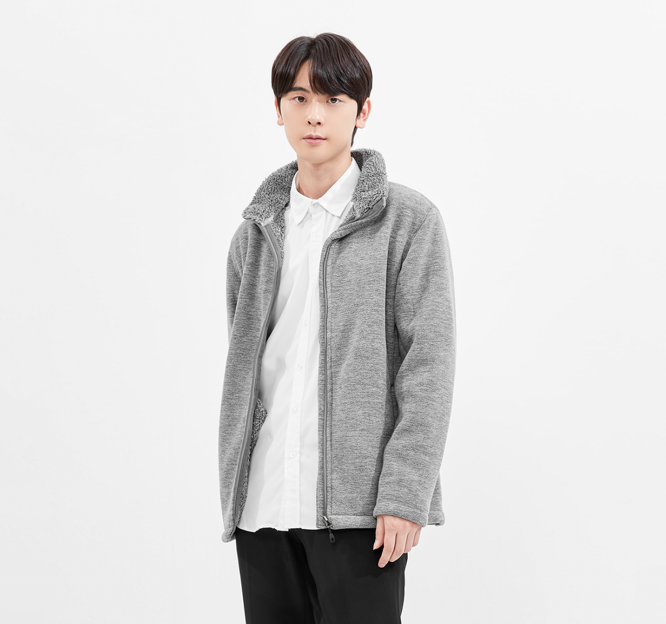 랜더스 양털 후리스 자켓