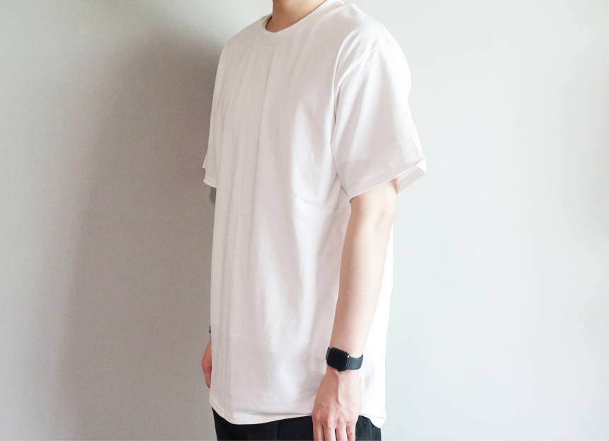 길단 - USA핏 오버핏 반팔 (18수, 두꺼운 두께) 티셔츠