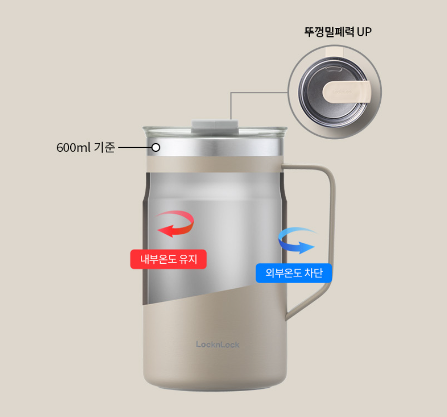 따뜻한 음료는 5시간, 시원한 음료는 27시간까지
유지할 수 있어요
