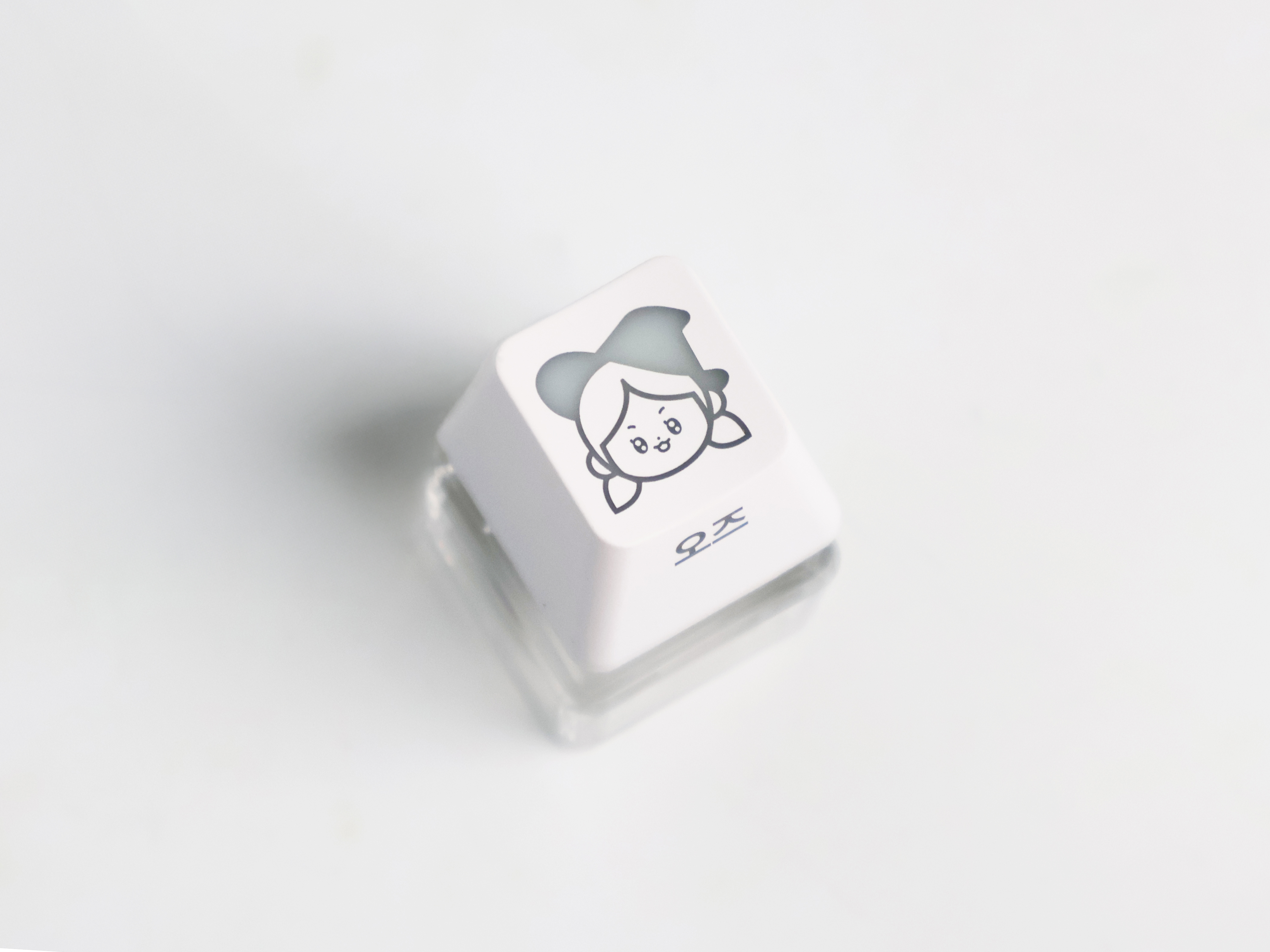 LED 레이저 키캡키링 2구 (컬러4종)
