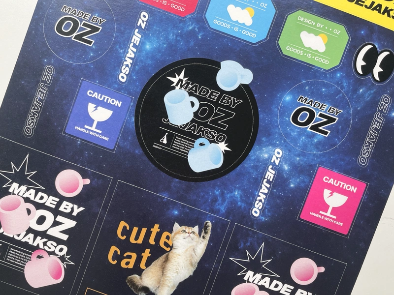 모조지 스티커 180x260mm (2매단위)