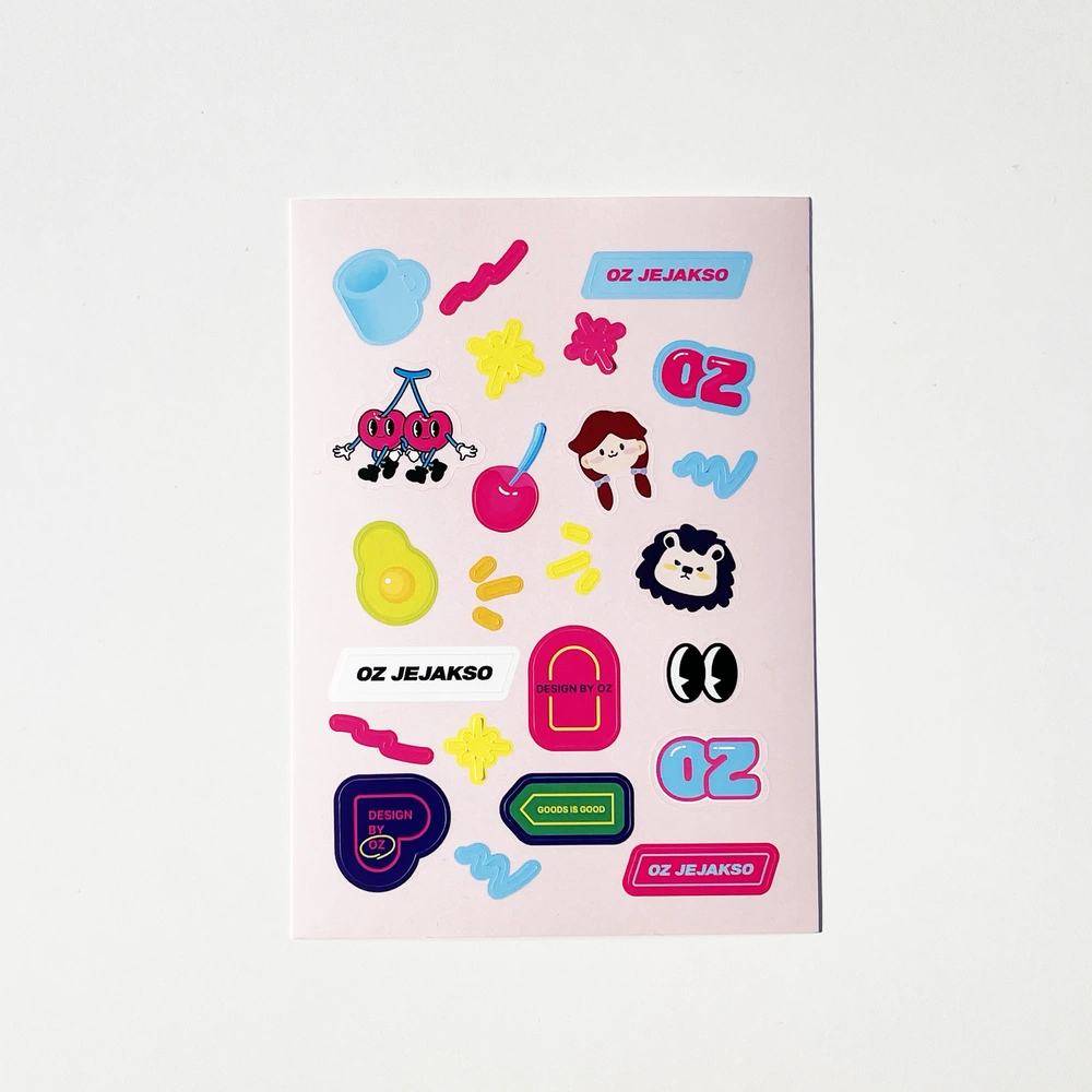 아트지 스티커 80x120mm (8매단위)