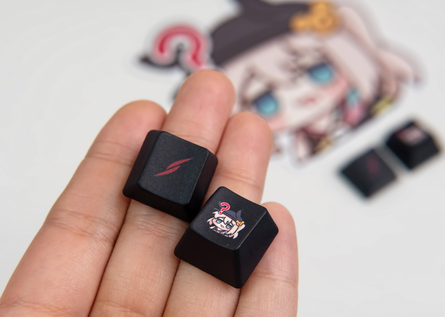 [슬래셔] 리무버블 pvc 스티커 키캡 세트