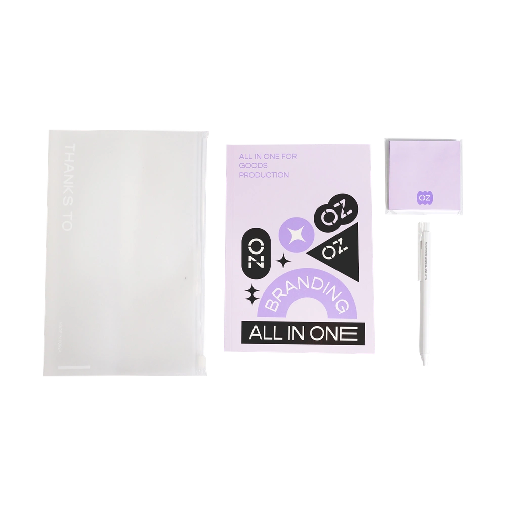 커스텀 클리어 스테이셔너리 세트