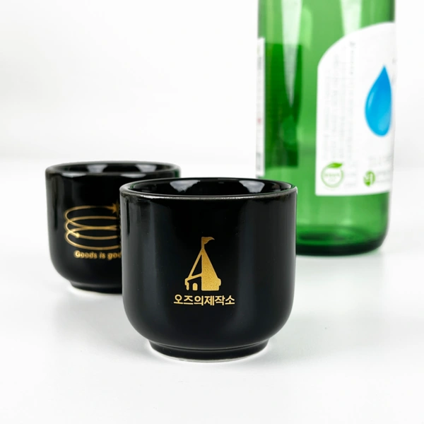 24k 금 각인 소주잔