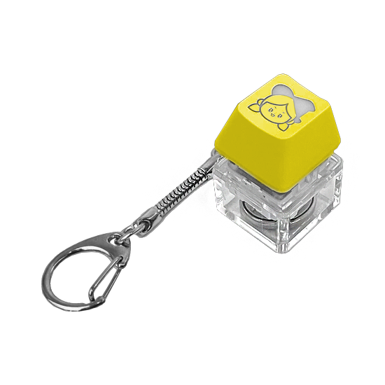 LED 레이저 키캡키링 1구 (컬러4종)