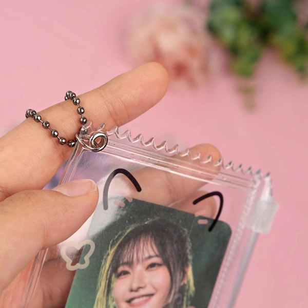 PVC 지퍼형 포토카드 홀더