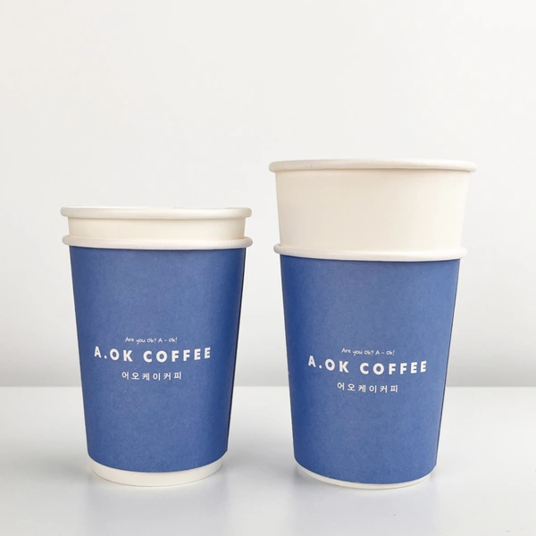 종이컵 모양 홀더