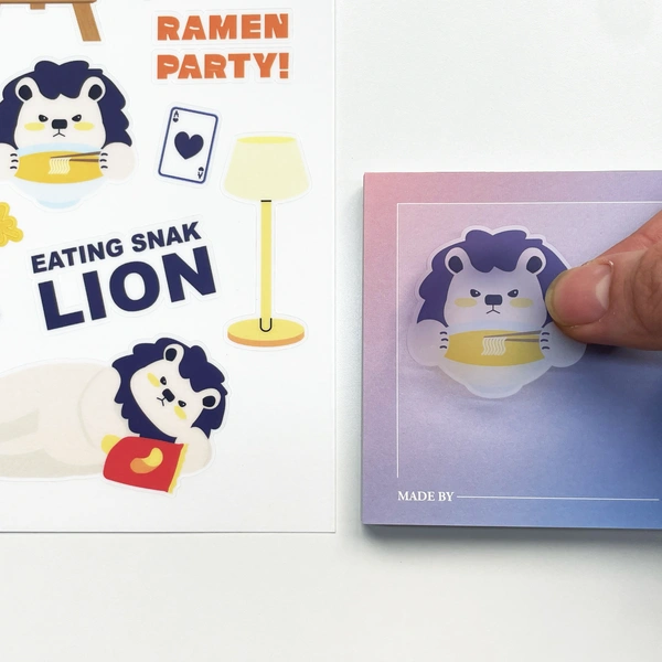 투명지 스티커 80x120mm