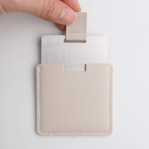 휴대용 레더 손거울