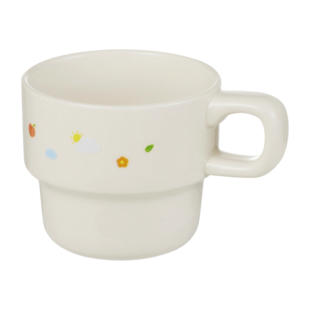 2단 라운드 머그