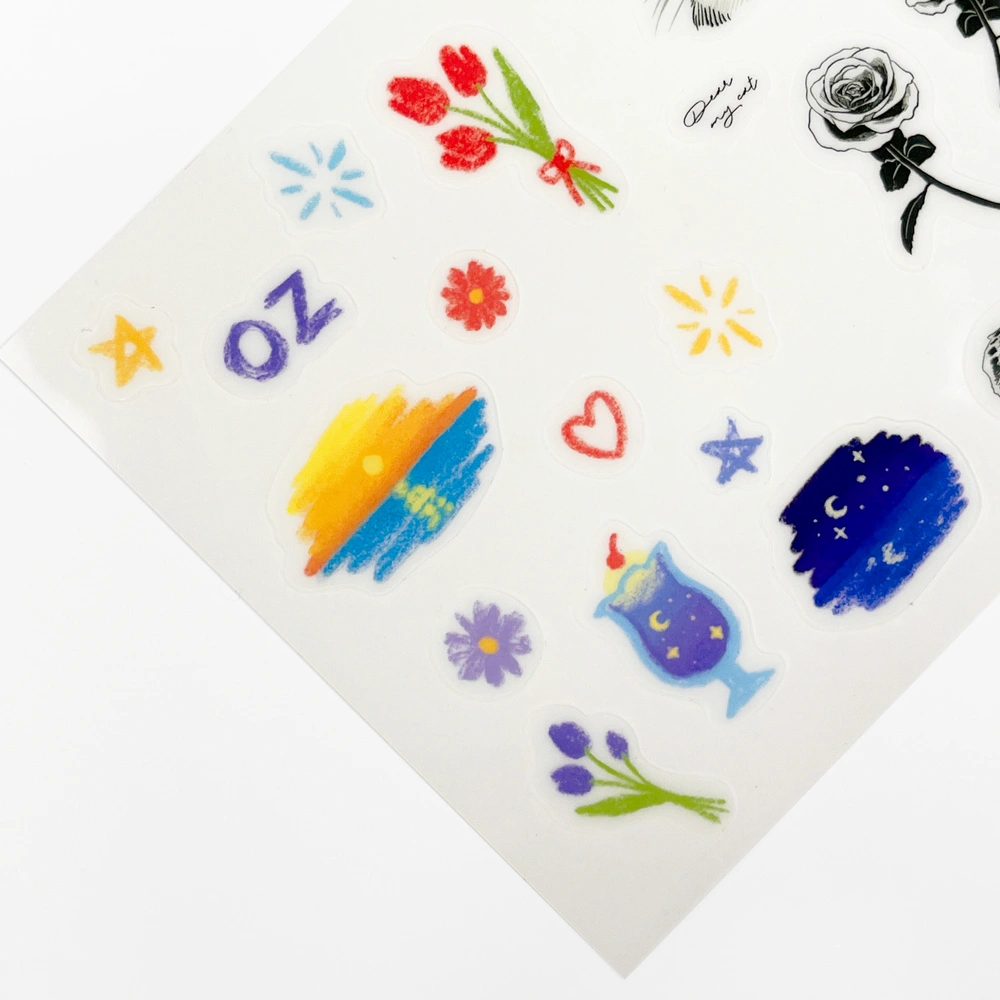 습식 프로 타투스티커