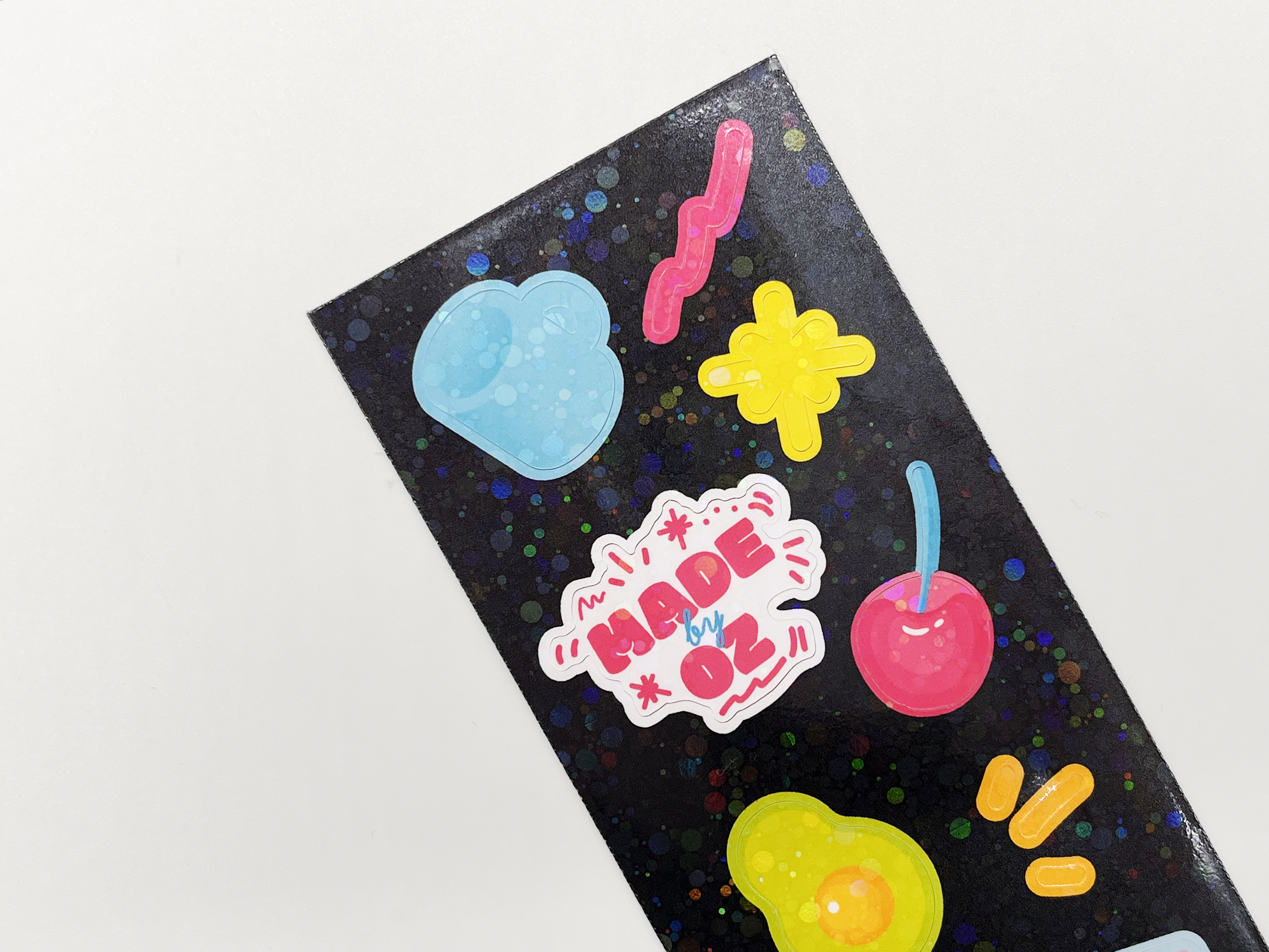 투명  A3 스티커