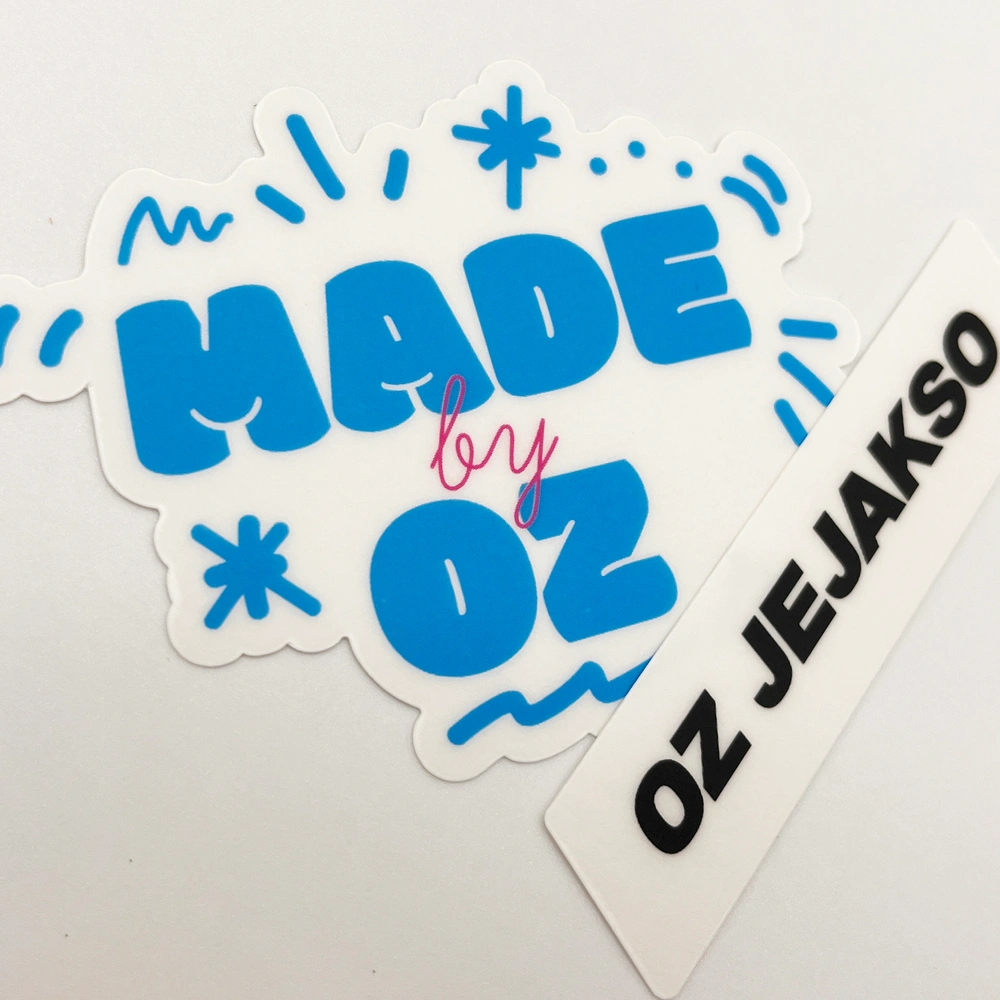 투명지 조각 스티커 (A3)