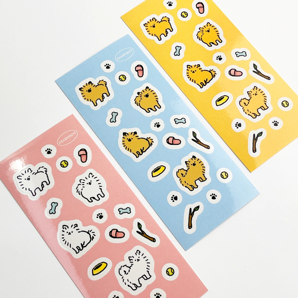 아트지 스티커 150x65mm (6매단위)