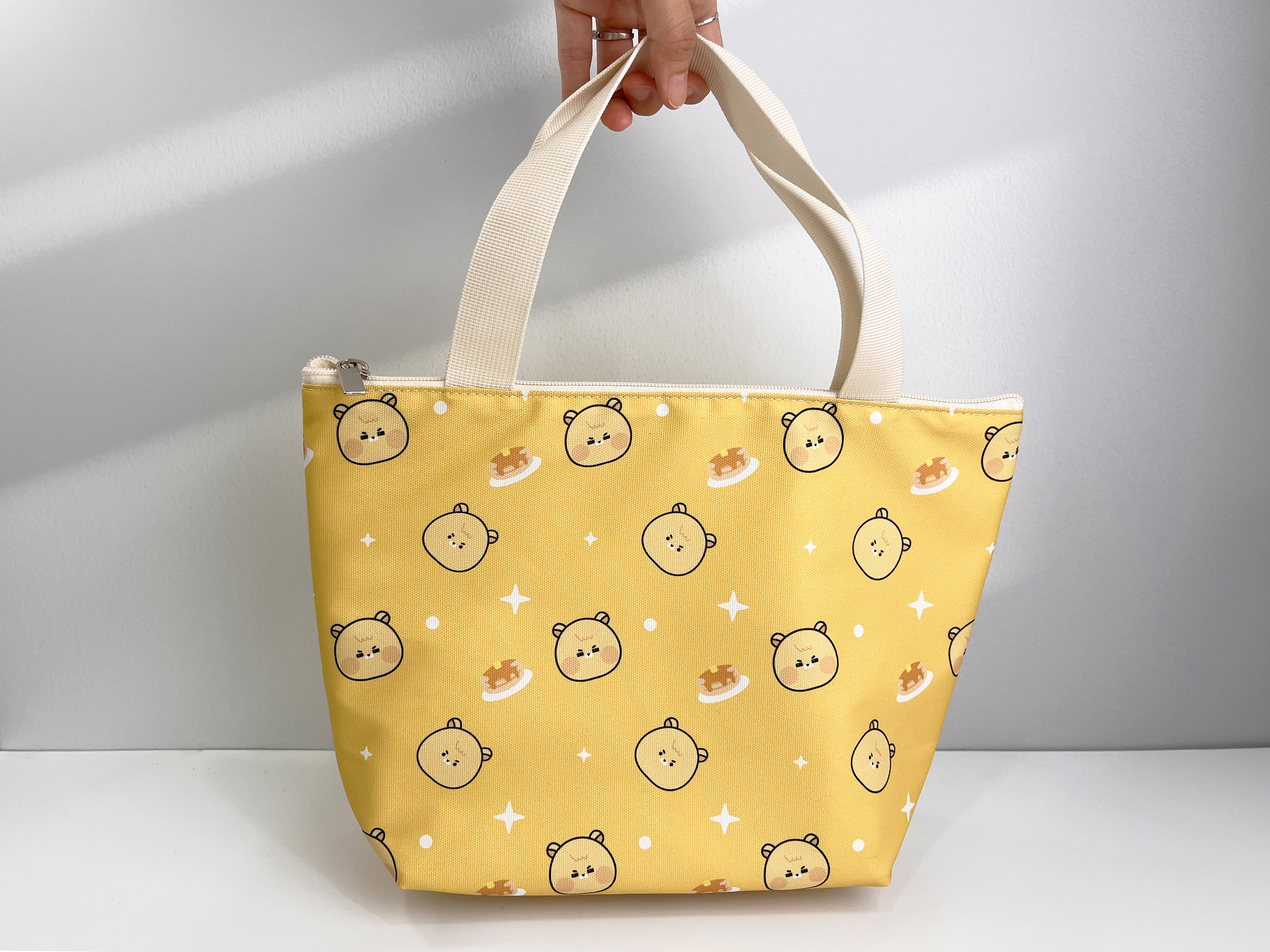 크로스 전사 삼각 보냉백