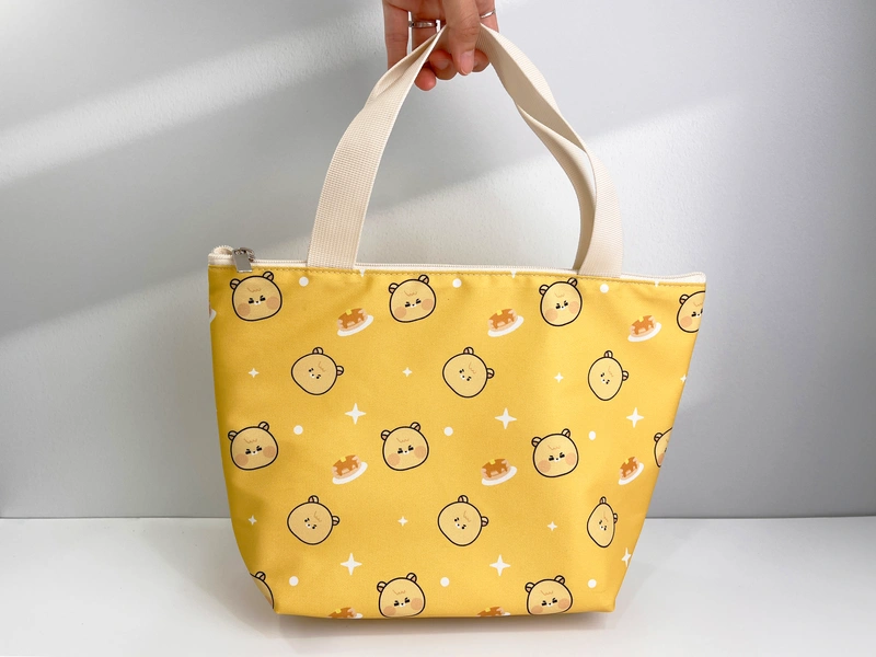 크로스 전사 삼각 보냉백