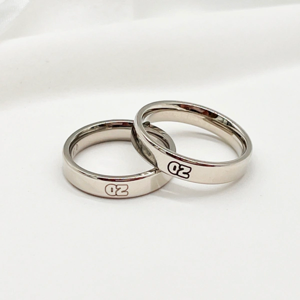 4mm 각인 반지