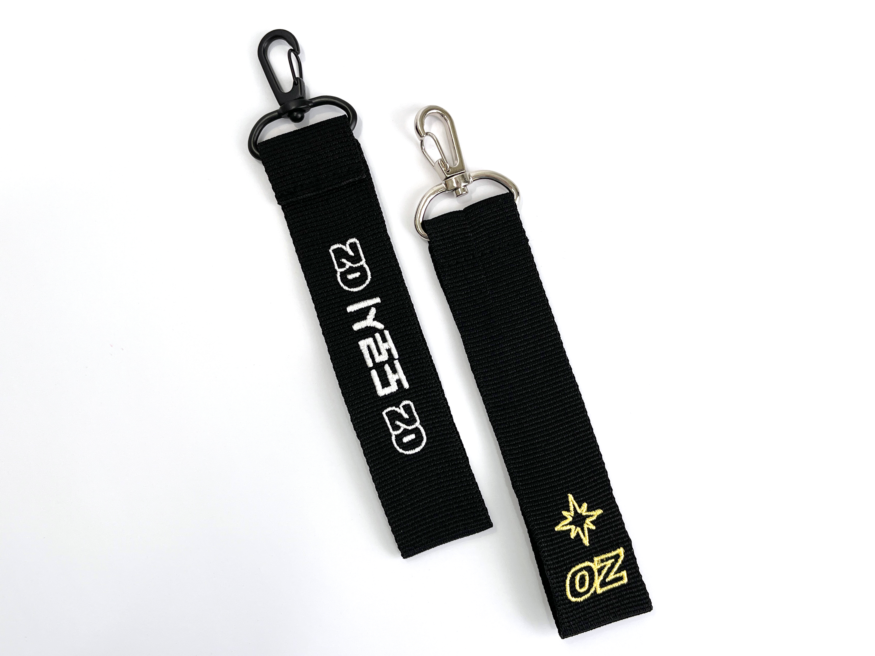 자수 네임택 키링