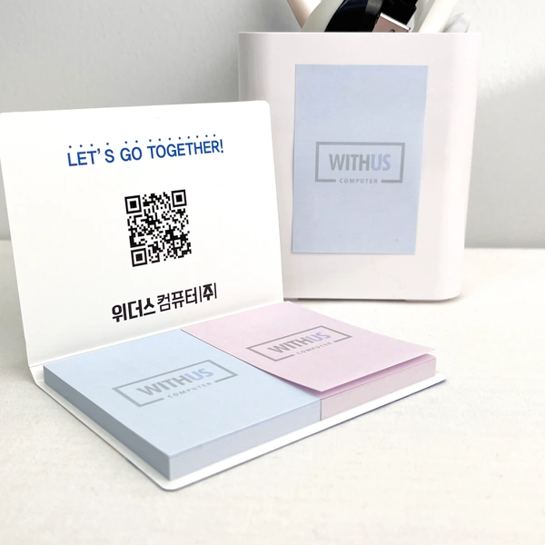 2단 컬러 포스트잇 (20매,30매,50매)