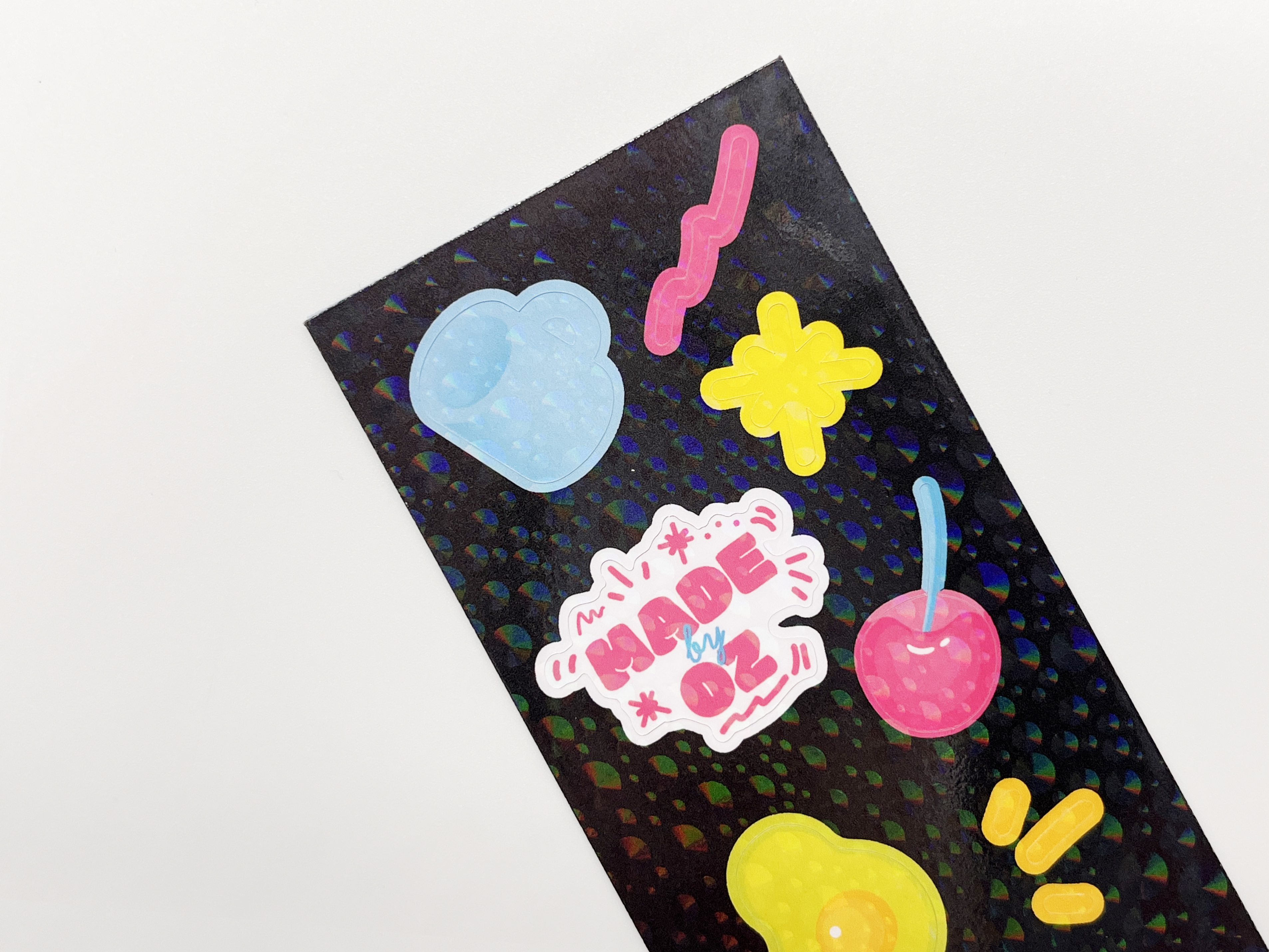 투명  A3 스티커