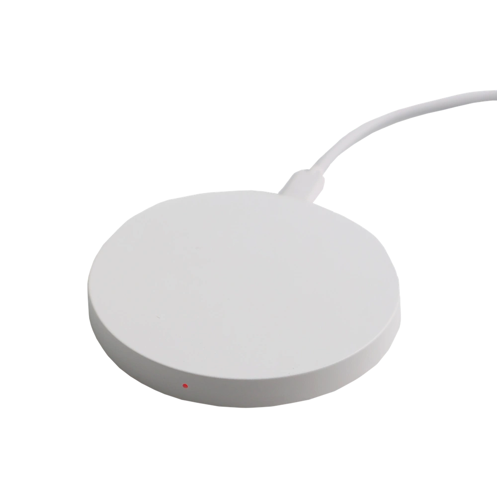 풀프린팅 원형 미니 무선 충전기