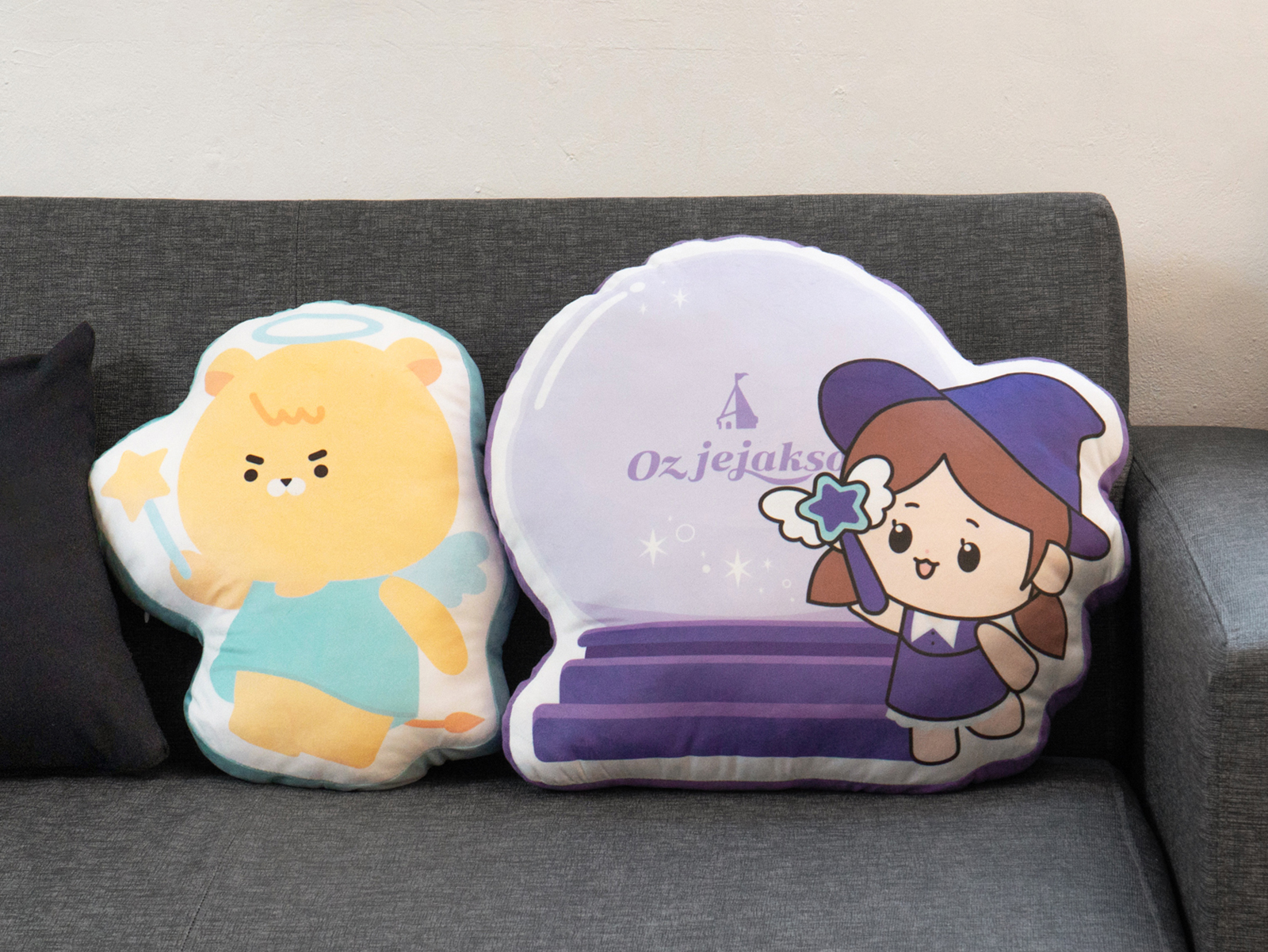 극세사 인형 모양 쿠션 (40cm 이하)