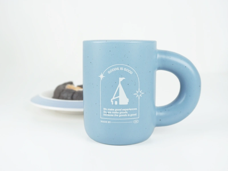 도트 라운드 파스텔 머그 300ml