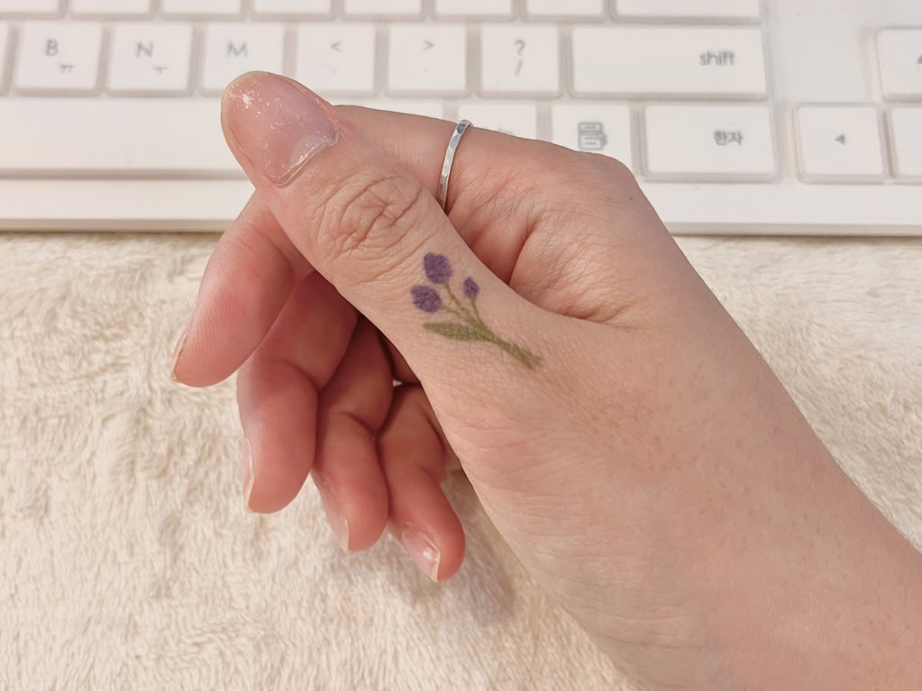 습식 프로 타투스티커