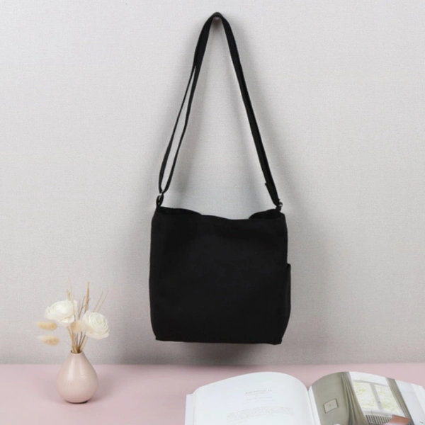 에코백 사이드포켓 크로스