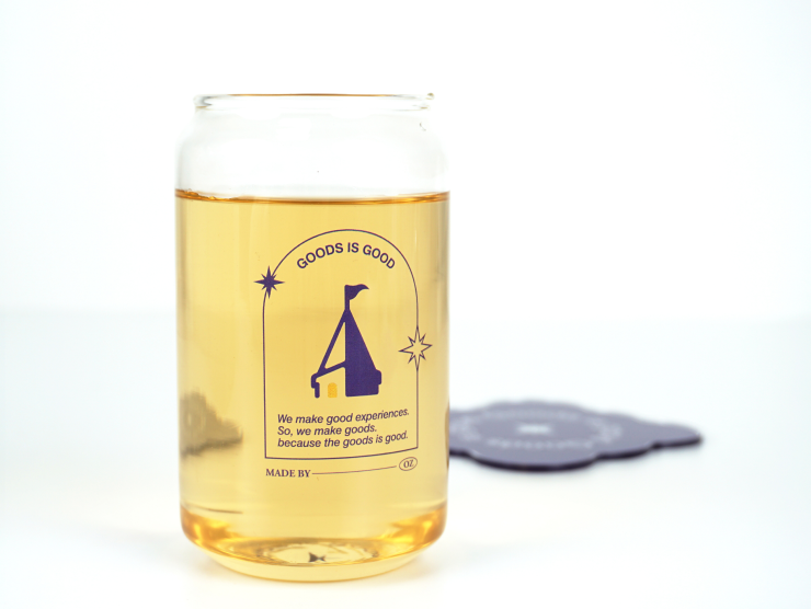 라운드 유리컵 400ml