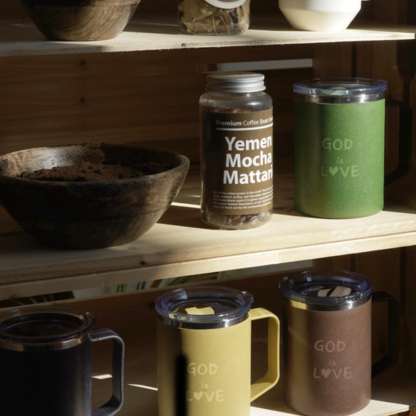 친환경 커피가루 머그컵