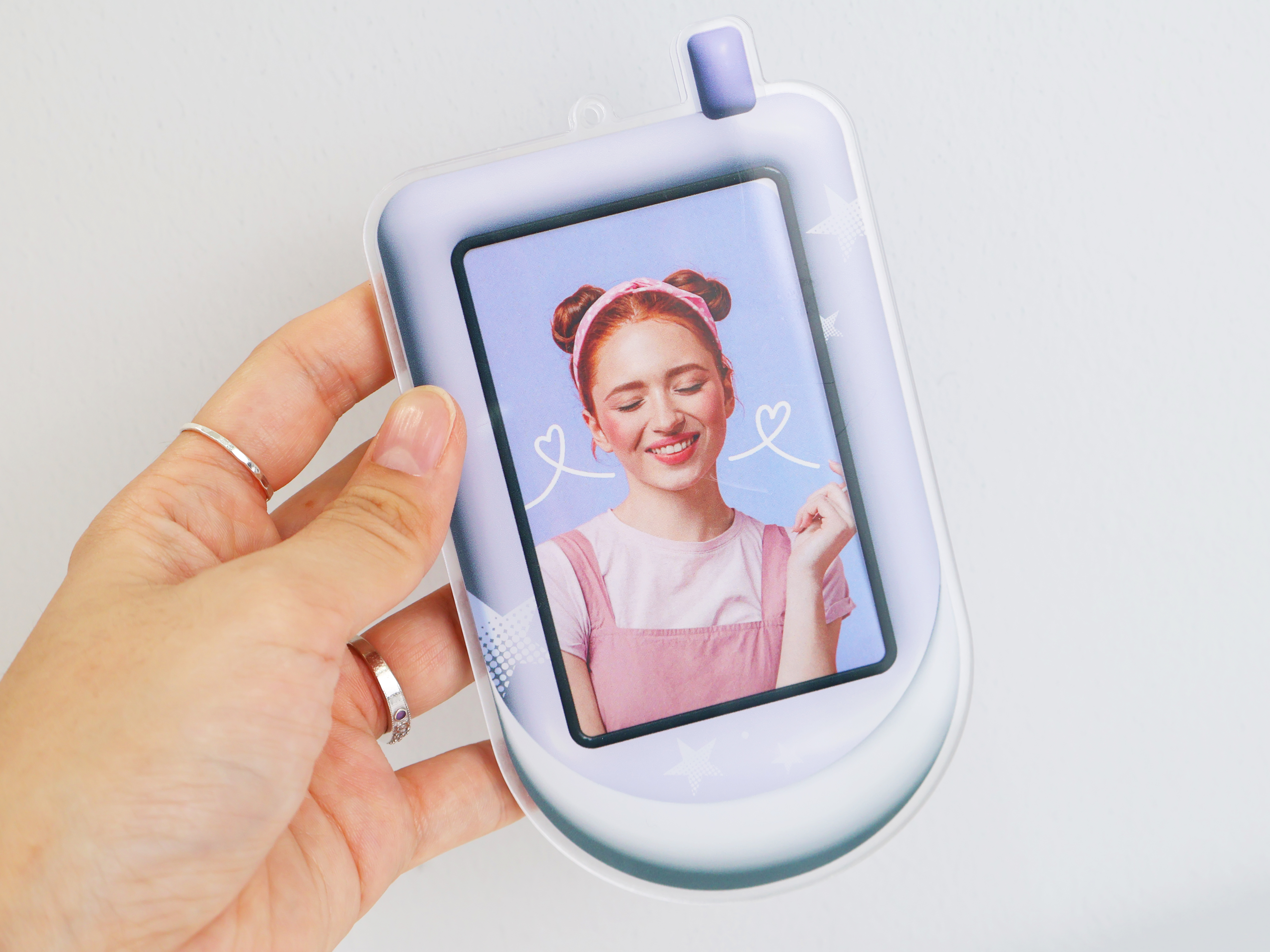 해당 영역에 백판이나 디자인 작업을 할 경우
포토카드가 보이지 않습니다