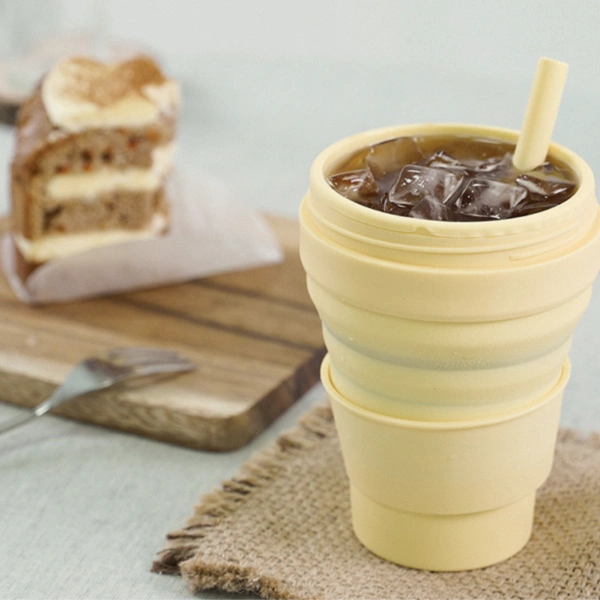 실리콘 접이식 컵 텀블러 475ml