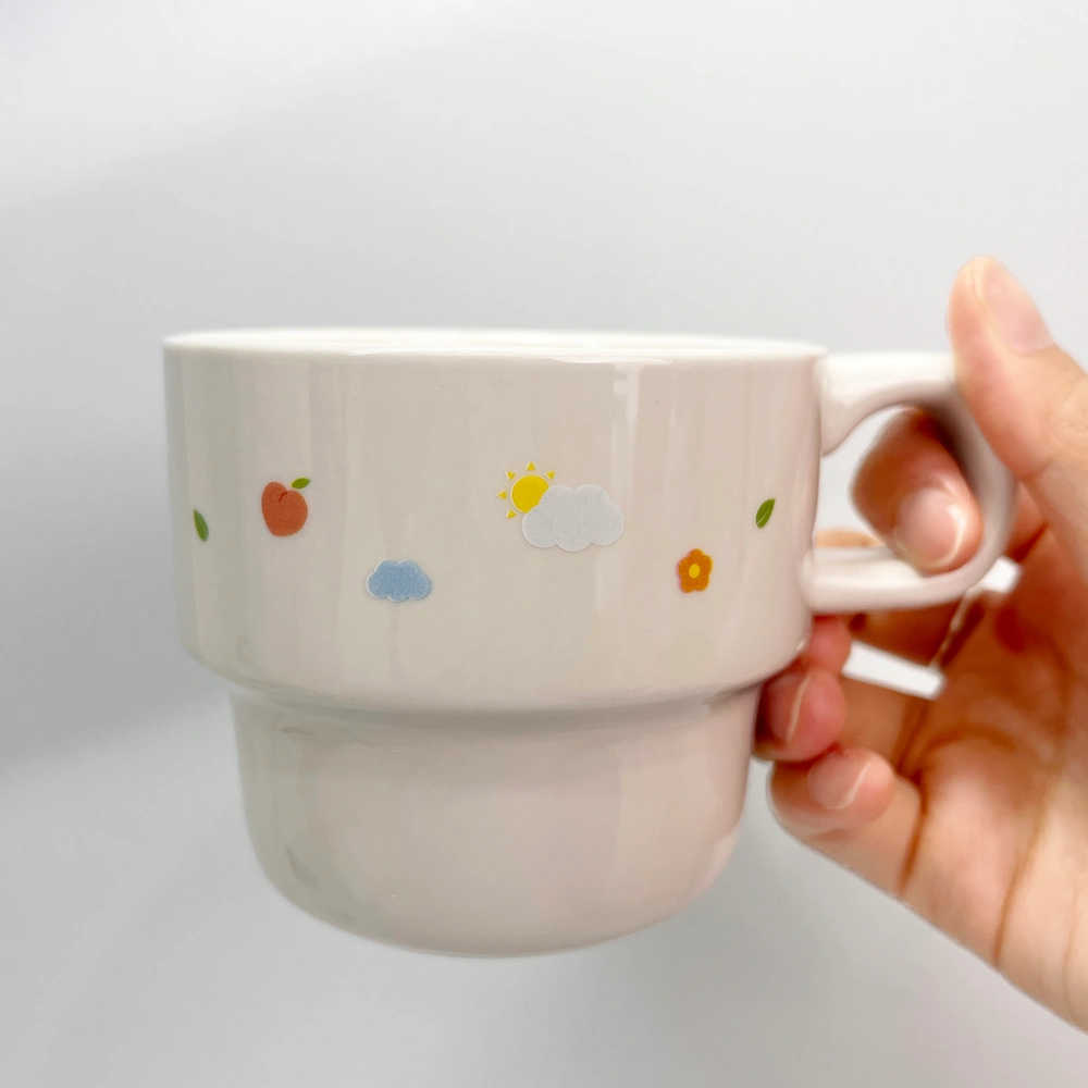 2단 라운드 머그 올프린팅