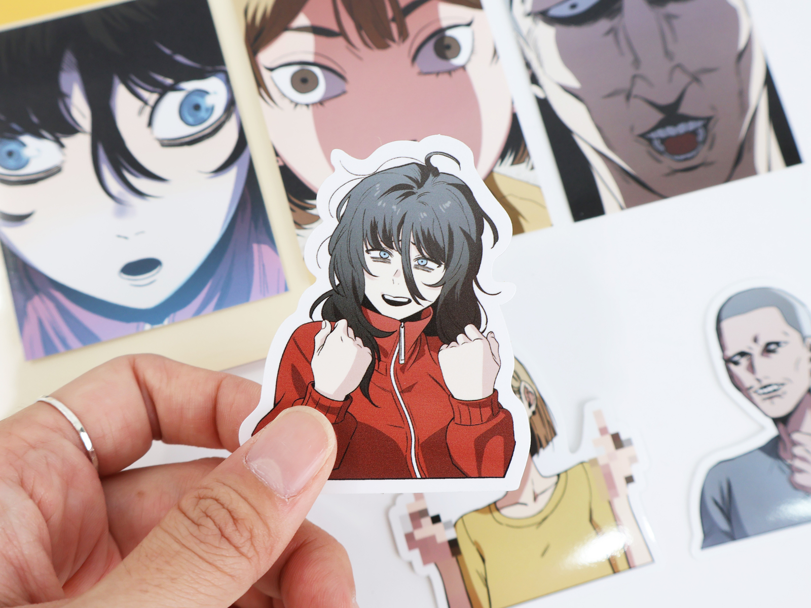 [와이랩] 웹툰 조각스티커팩