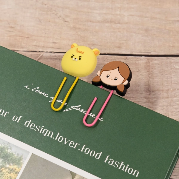 PVC 피규어 북마크 클립