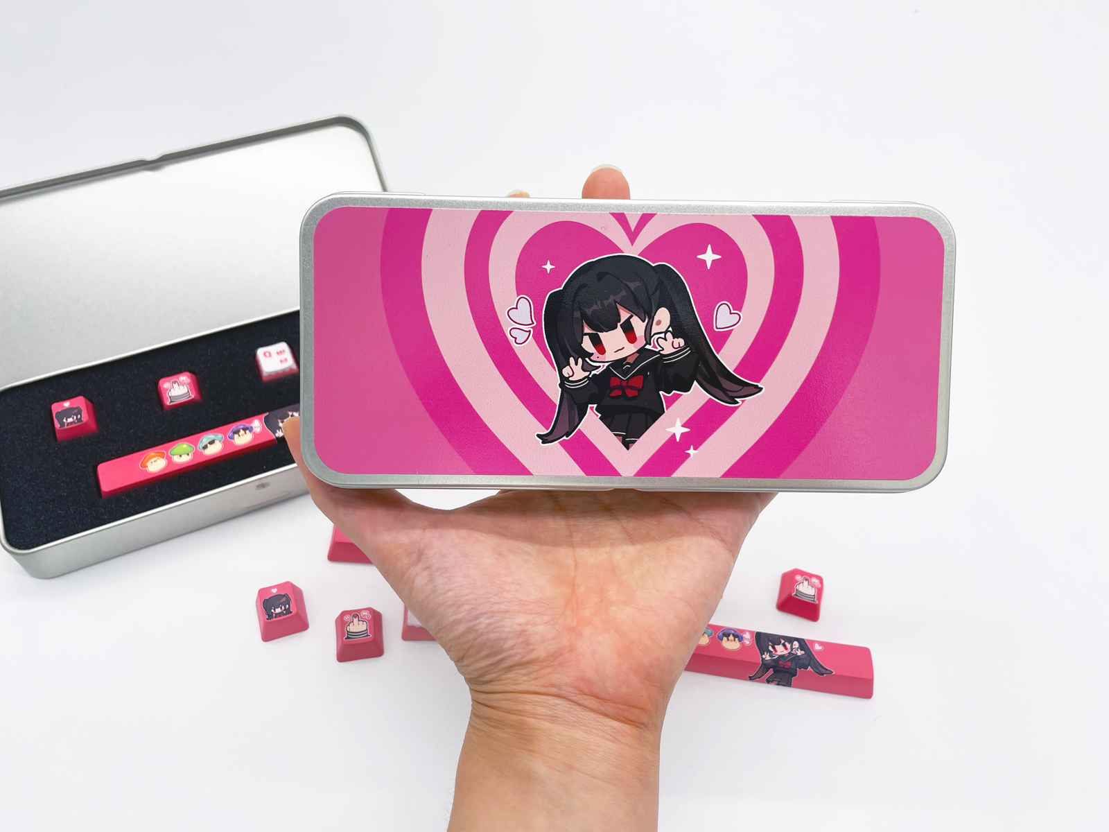 [팬심] 틴케이스 키캡세트