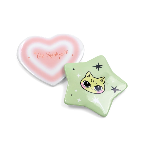 핀버튼 (하트·별)