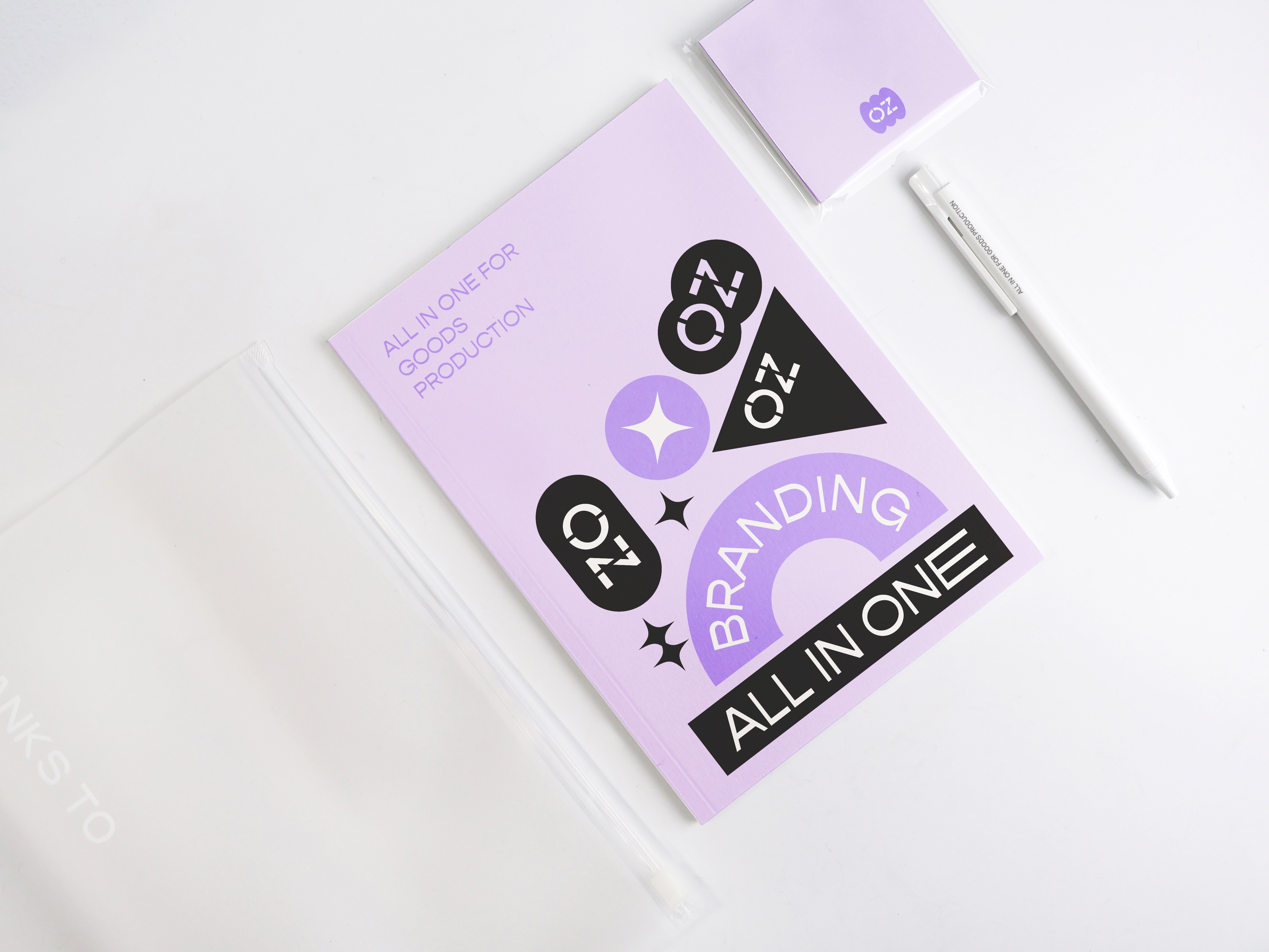 커스텀 클리어 스테이셔너리 세트