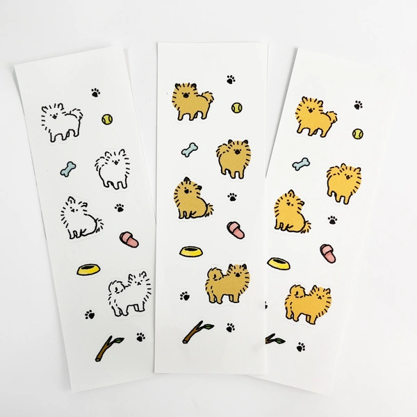 리무버블 유포지 스티커 150x50mm (8매단위)