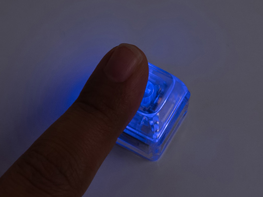 LED 레이저 키캡키링 1구 (컬러4종)