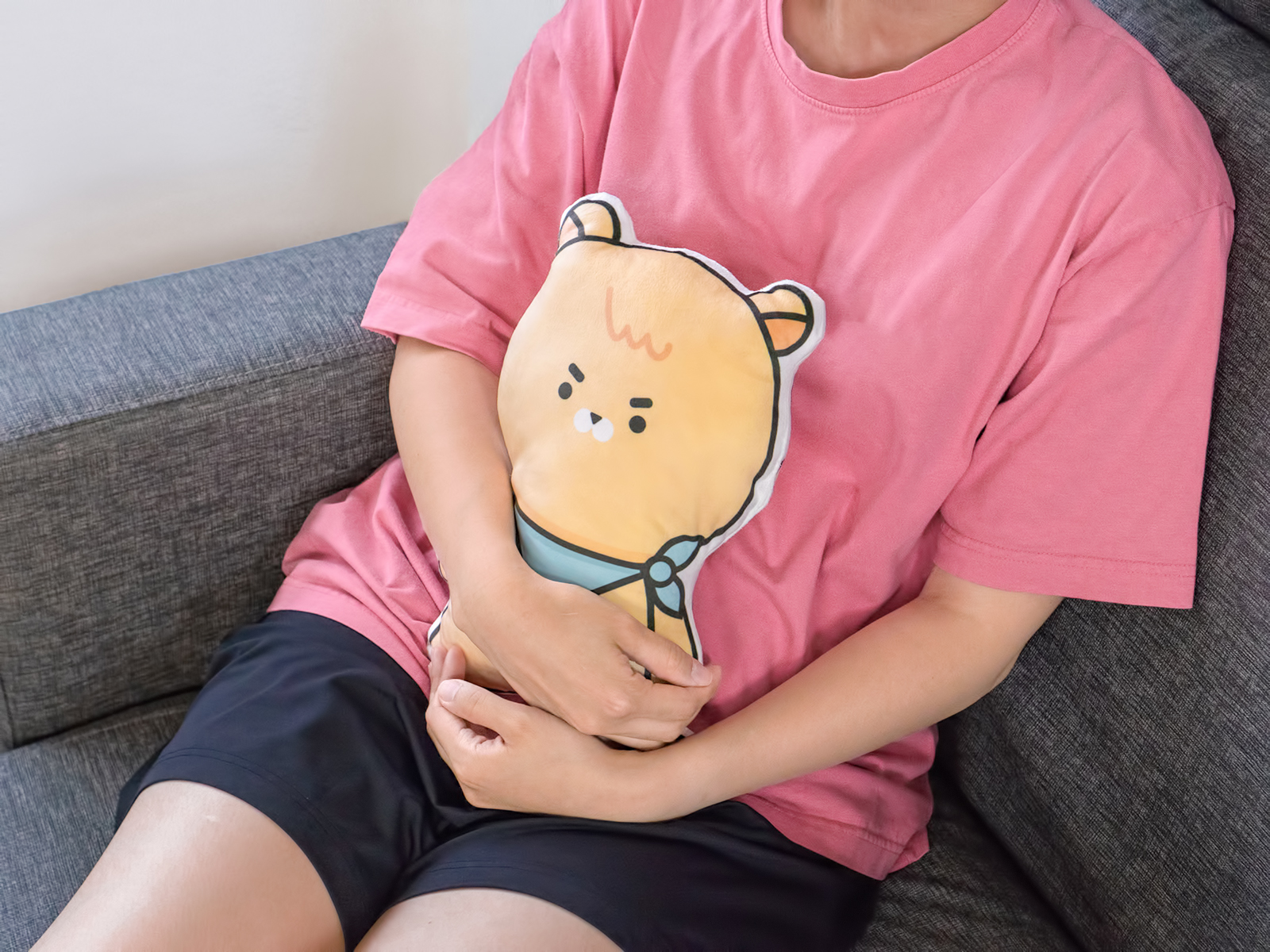 극세사 인형 모양 쿠션 (30cm 이하)