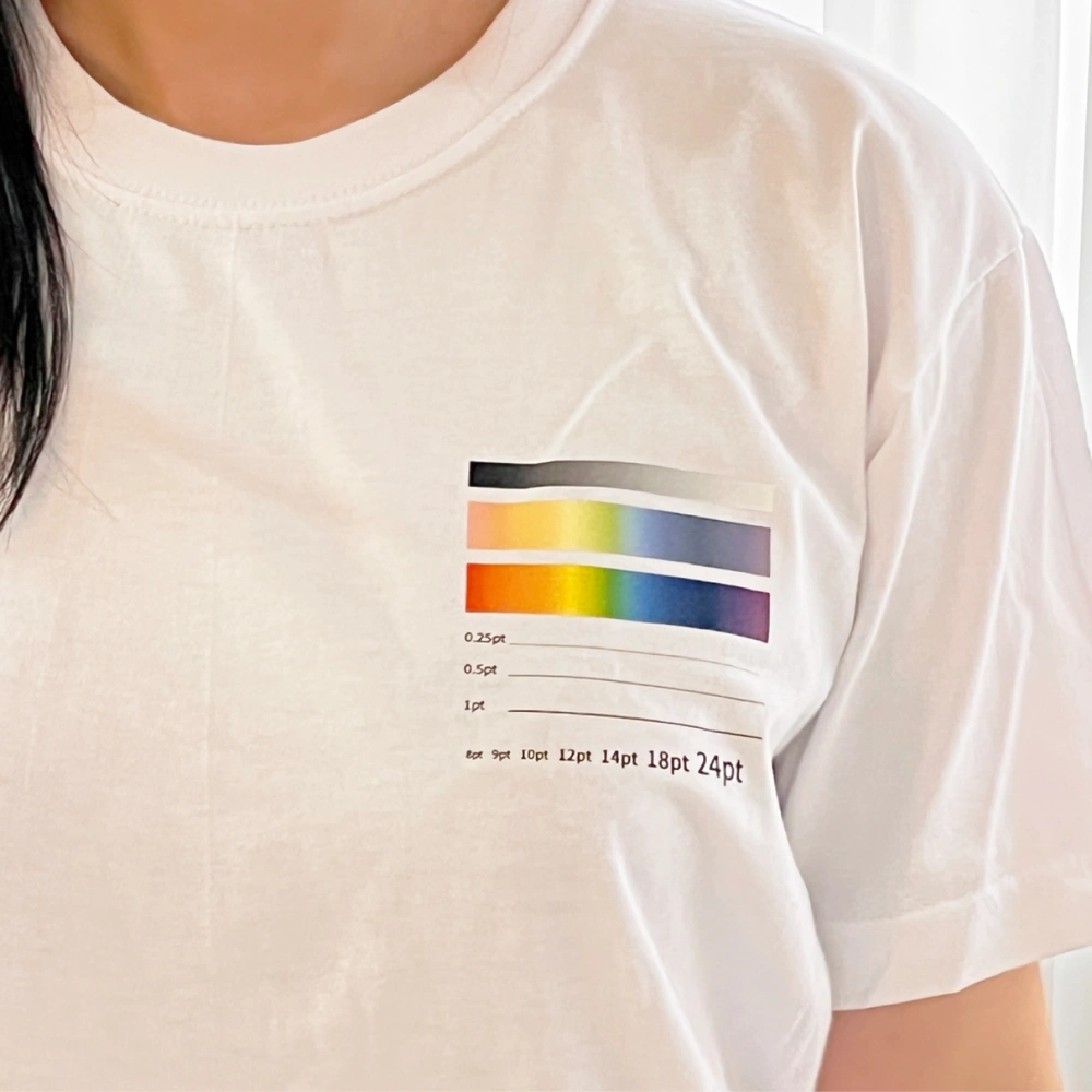 샘플 인쇄 티셔츠