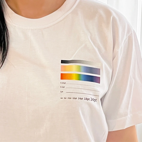 샘플 인쇄 티셔츠