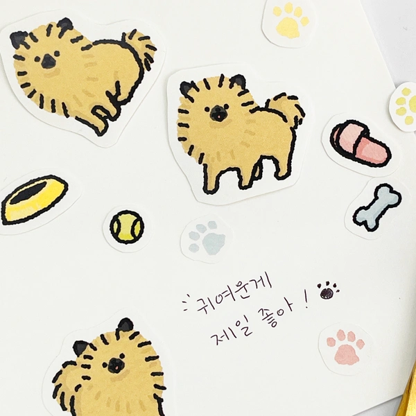 모조지 스티커 100x100mm (6매단위)