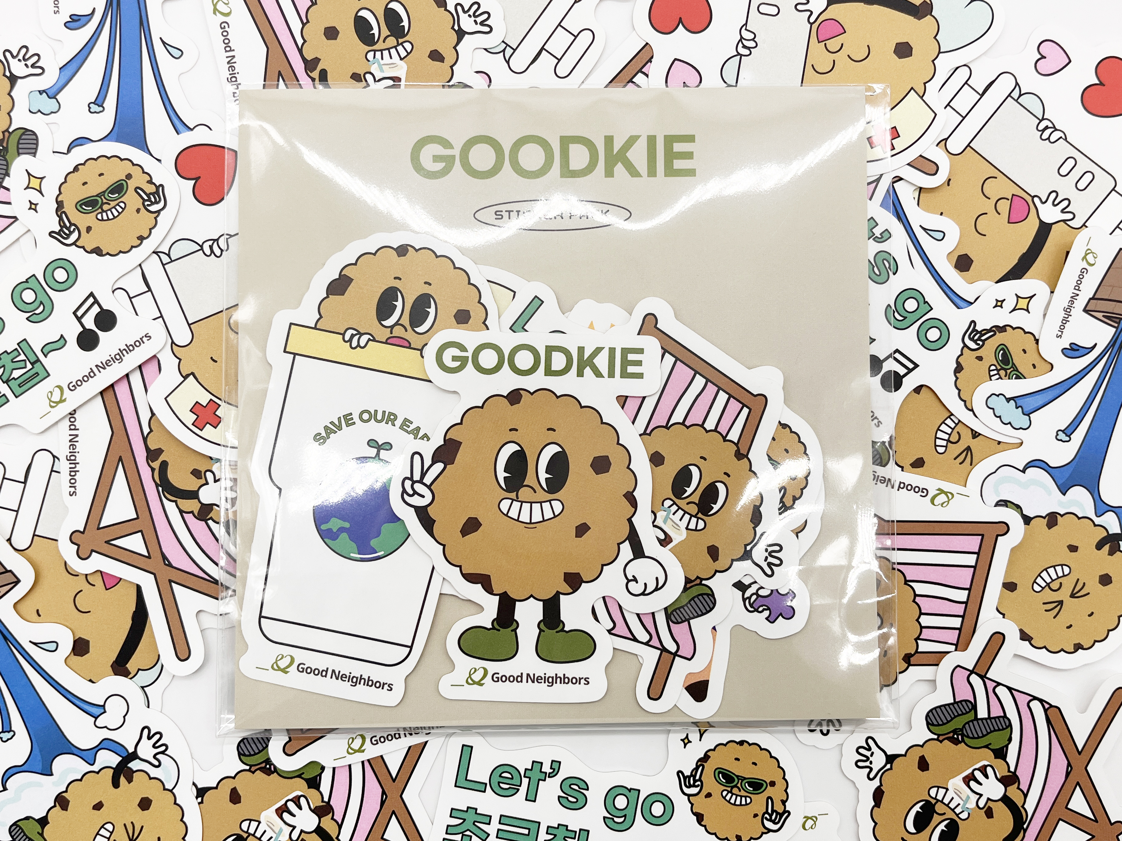  굿네이버스 스티커팩 제작